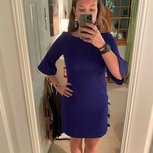 Vince Camuto Cobalt blue flutter sleeve mini dress